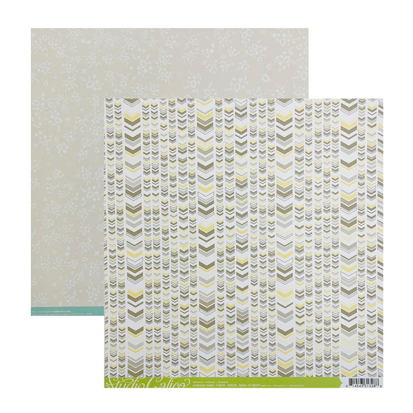 Studio Calico - Snippets - Sweet 12x12 D/Sided Single Sheet Paper*