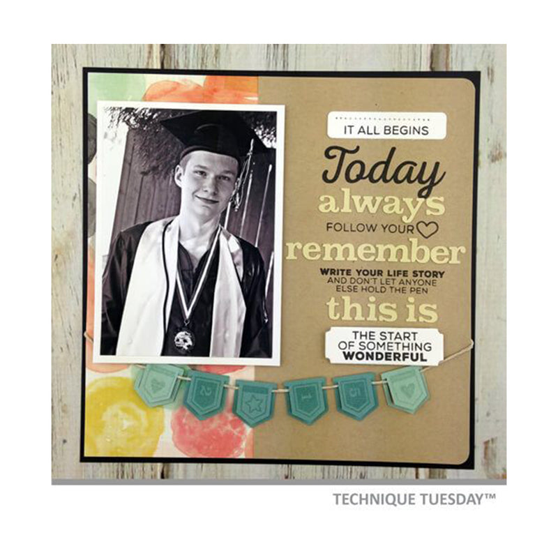 Technique Tuesday Clear Stamps 2 Inch X 4Inch - Today Tabs*