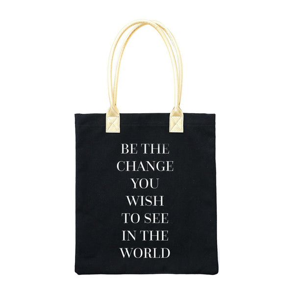 Teresa Collins - Totebag 13 inch x 14.5 inch - Be The Change