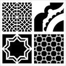 Crafter's Workshop Template 12"x 12" - Marrakesh Tiles*
