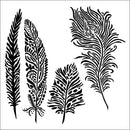Crafter's Workshop Template 12"x 12" - Playful Plumes*