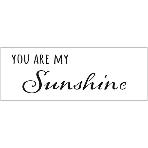 Crafter's Workshop Rustic Sign Template 16.5"X6" - My Sunshine*