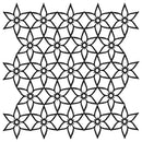 Crafter's Workshop Template 6"x 6" - Starflower Net*