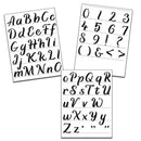 Crafter's Workshop Stencil 8.5"X11" 3pack - Calligraphy Alphabet