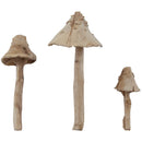 Tim Holtz Idea-Ology Resin Toadstools 3 pack 1.25in To 2.5in