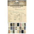 Tim Holtz Idea-Ology Backdrops Double-Sided Cardstock 6"X10" 24 pack  Volume