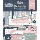 Echo Park Cardstock Ephemera Titles & Phrases, Winterland