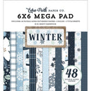 Echo Park Double-Sided Mega Paper Pad 6"x 6" 48 pack - Winter*
