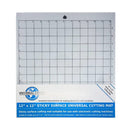12x12 Sticky Surface Universal Cutting Mat with grid pattern on a white background