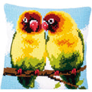 Vervaco Counted Cross Stitch Cushion Kit 16"x 16"- Lovebirds*