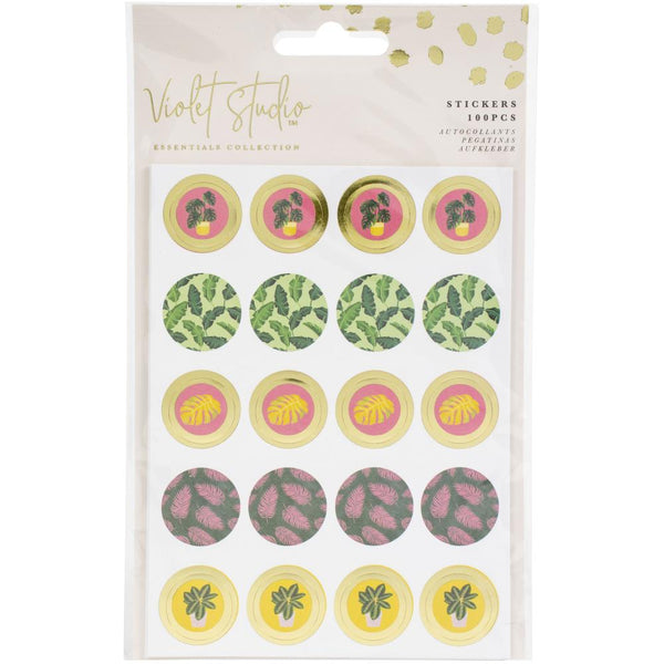 Crafter's Companion - Violet Studio Tropical Mini Stickers 5/Sheets*