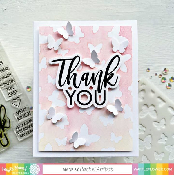 Waffle Flower Dies - Thank You*
