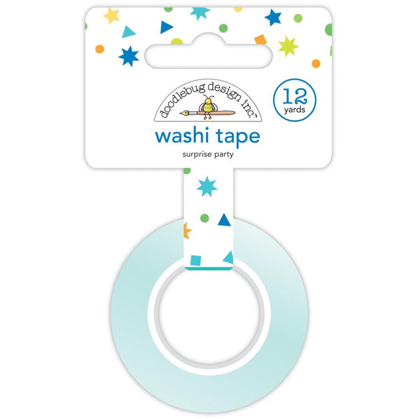 Doodlebug Washi Tape 15mmX12yd - Surprise Party, Party Time*