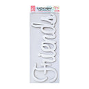 Little Birdie Watercolour Words 12", 1 pack - Friends*