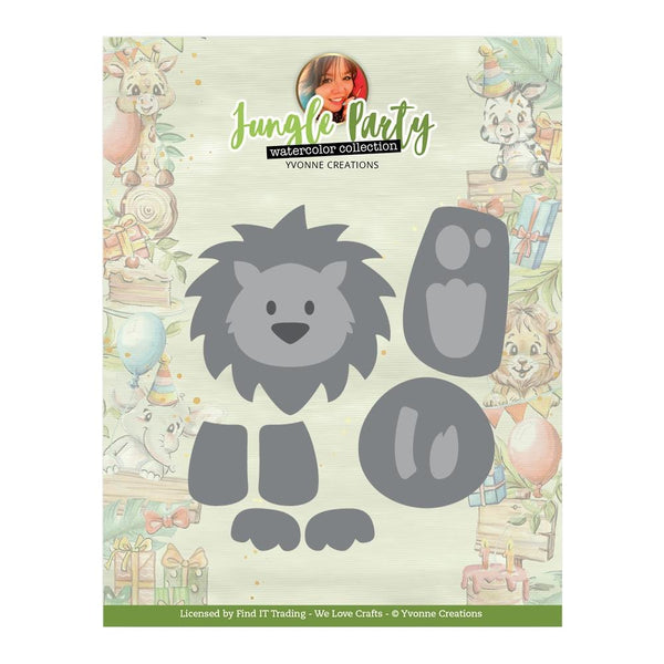 Find It Trading Yvonne Creations Die Jungle Lion, Jungle Party