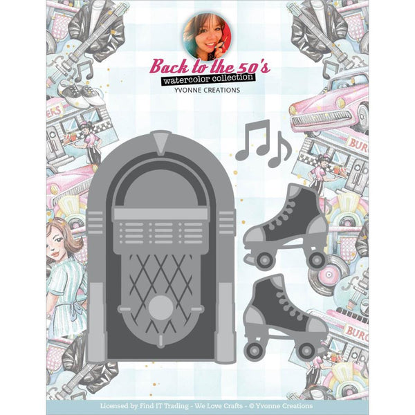 Find It Trading Yvonne Creations Die Jukebox, Back To The Fifties