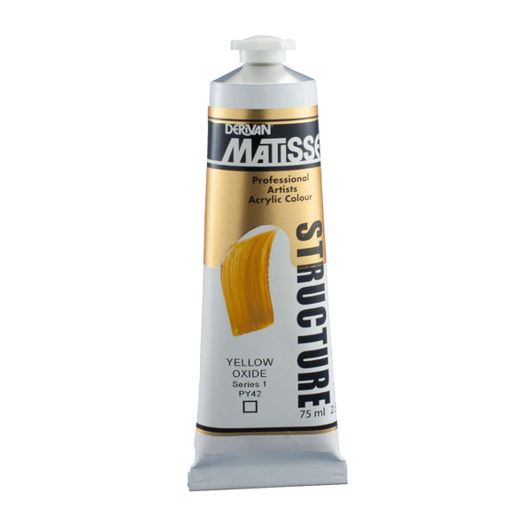 Matisse Structure Paint 75mL - Yellow Oxide