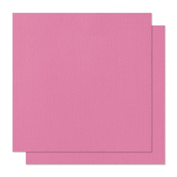 American Crafts - Textured Cardstock 12"X12" Lip Gloss