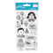 Pebbles - Happy Cake Day Collection - Clear Acrylic Stamp Set*
