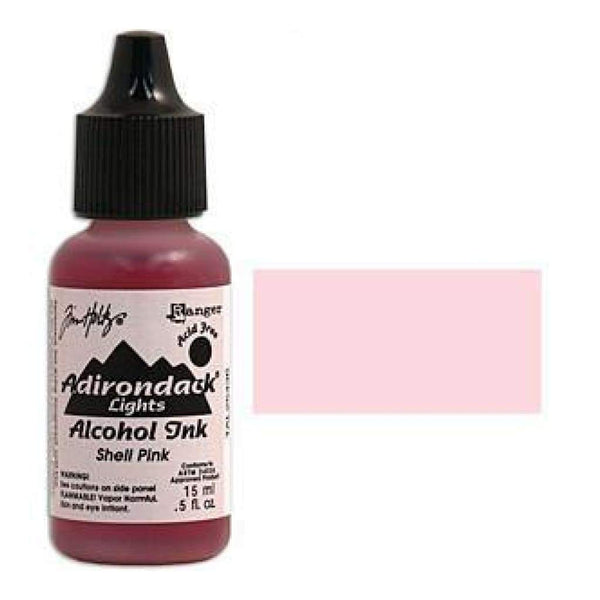 Adirondack Alcohol Ink .5 Ounce - Lights - Shell Pink