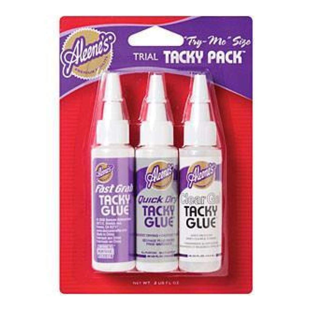Aleene's Try Me Size Fabric Tacky Pack 3-pkg-.66oz