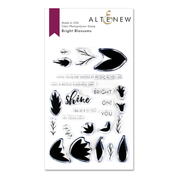 Altenew - Bright Blossoms Stamp Set 4x6 inch*