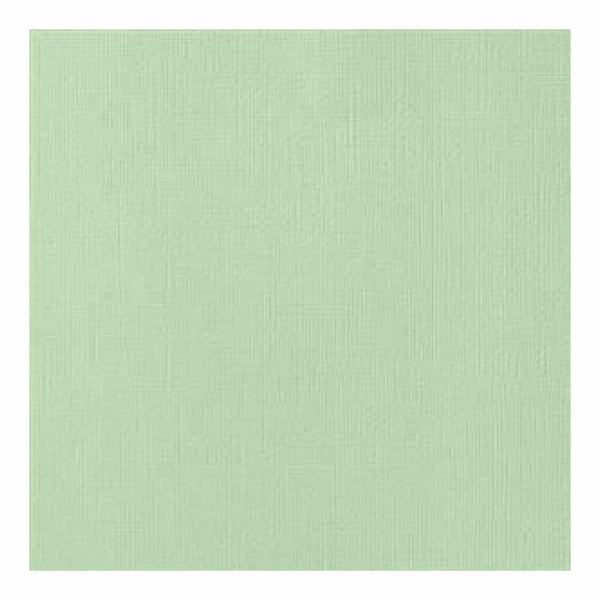 American Crafts 12Inx12in Textured Cardstock - Peapod - Single Sheet
