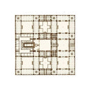 Anna Griffin - Flora - Garden Plan Brown 12x12 paper (pack of 10)