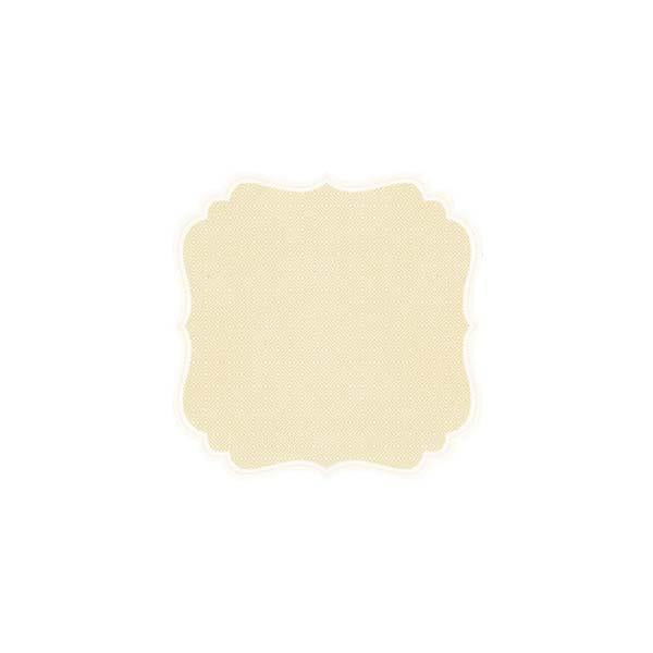 Anna Griffin - Calisto - Ivory Shaped 12x12 die-cut cardstock (pack of 5)