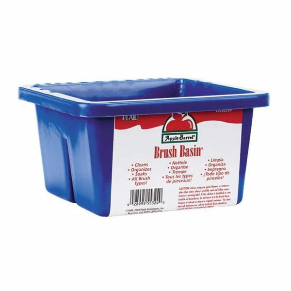 Apple Barrel Brush Basin 8.5 inch X6.5 inch X3.5 inch