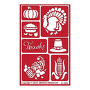Armour Products - Over 'N' Over Reusable Stencils 5 Inch X8 Inch - Give Thanx