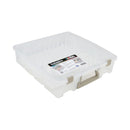 Artbin Super Satchel Box With Removable Thread Trays 15In.X14in.X3.5In. Translucent