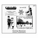 Artistic Outpost Cling Stamps 3.75In. X6in. - Skating Emporium