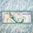 Colorado Craft Company Clear Stamps 6"X6" Mermaid & Seahorses-By Anita Jeram*