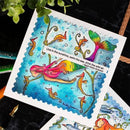 Colorado Craft Company Clear Stamps 6"X6" Mermaid & Seahorses-By Anita Jeram*