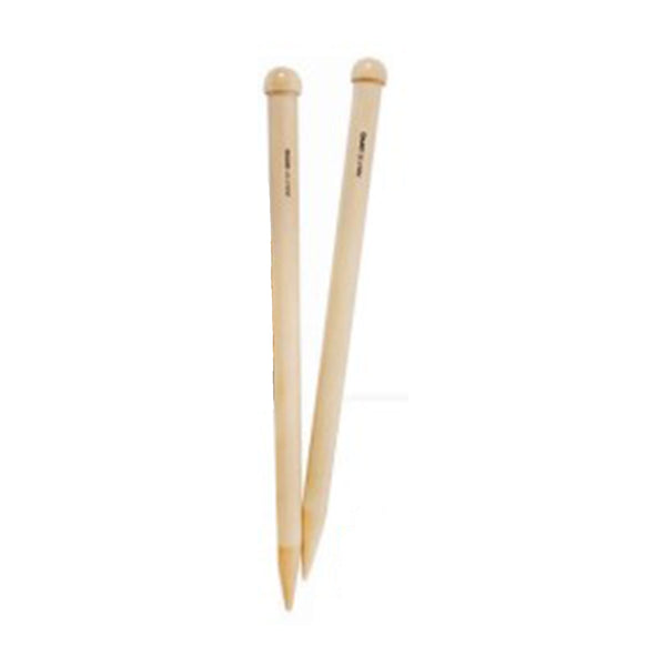 Birch DMC Knitting Needles HandMade Bamboo 20mm. Length is 35cm x 20mm*