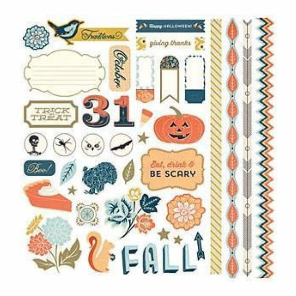 Basicgrey - Persimmon - Element Stickers