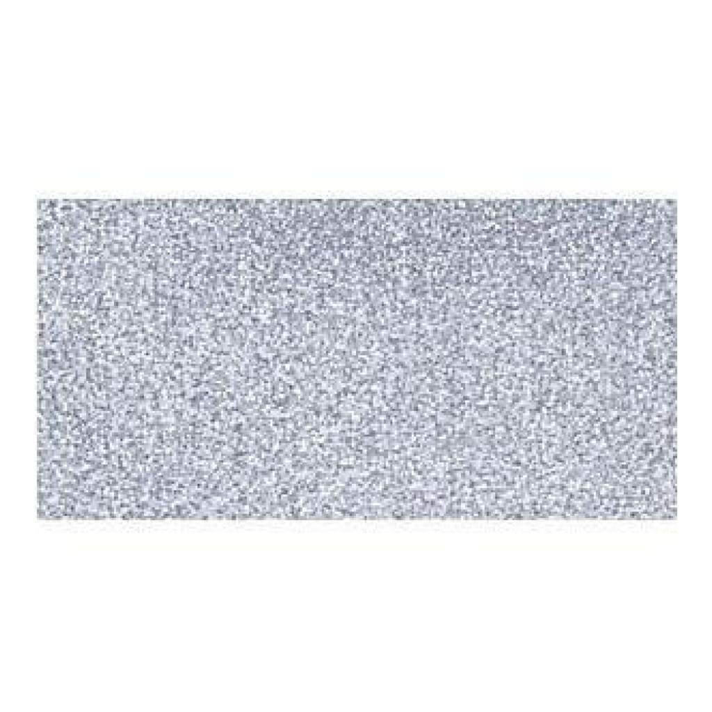 Best Creation 12-Inch by 12-Inch Glitter Cardstock, Silver