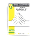 Birch Press Design - Triangle Landscape Set Stencil Design