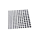 Poppy Crafts Self-Adhesive Rhinestone Sheet - Black