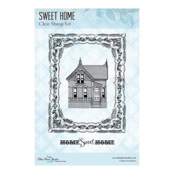 Blue Fern Studios Clear Stamps 4 inch X6 inch Sweet Home