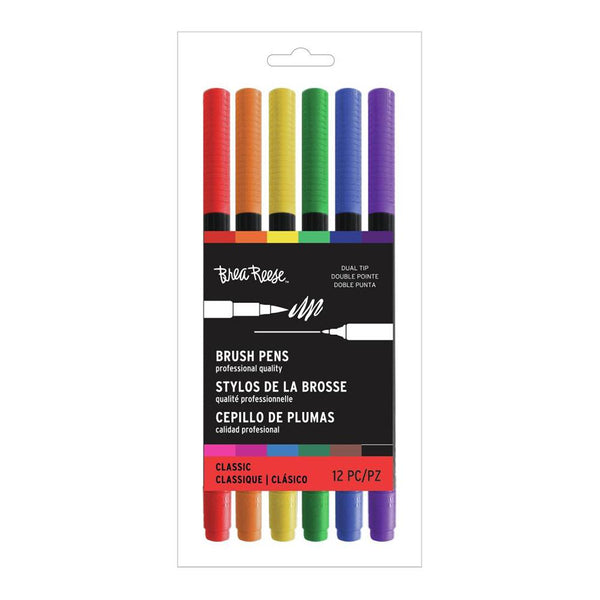 Brea Reese - Brush Pens - Primary - 12 Pack