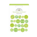 Doodlebug - Boutique Buttons 20 pack - Limeade*