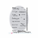 C.C. Designs Clear stamps - World View die delights