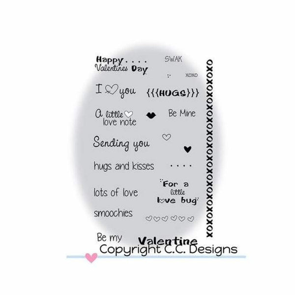 C.C. Designs Clear stamps - World View die delights