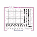 C.C. Designs - Logo Sentiments Cling Stamps 6In. X8in. Calendar