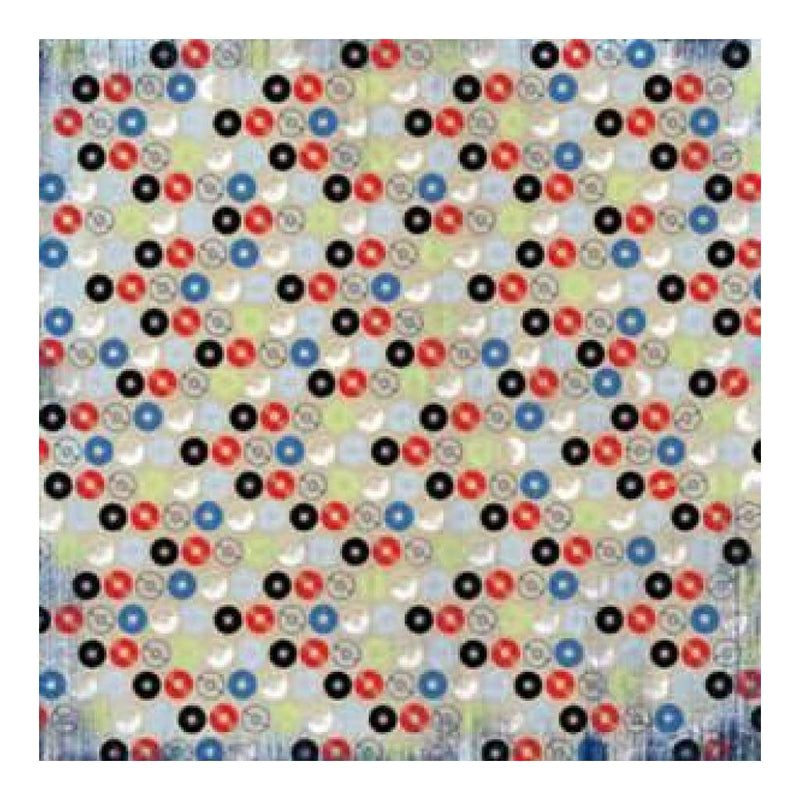 Carolees Creations - Energetic Dots 12X12 Paper (Pack Of 10)