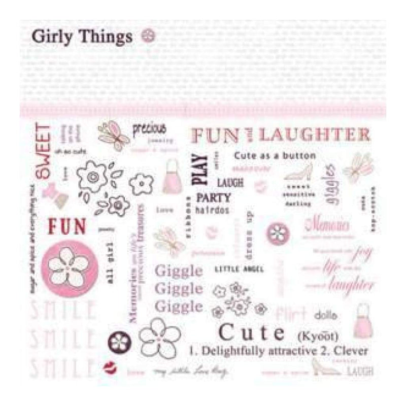 Carolees Creations - Girls Play 12X12 Paper (Pack Of 10)
