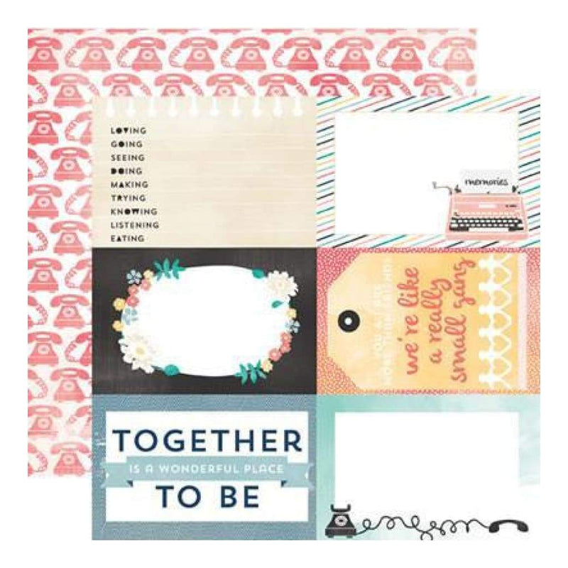 Carta Bella - Hello Again - Together 12X12 D/Sided Paper  (Pack Of 10)