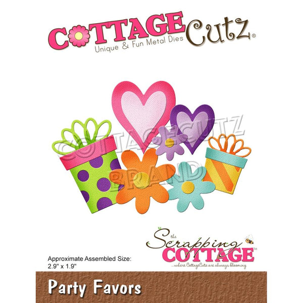 CottageCutz Dies - Party Favors, 2.9 inchX1.9 inch*